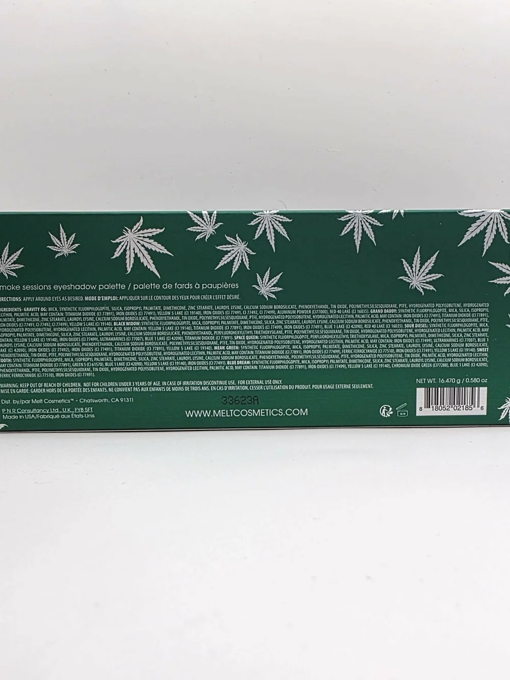 Melt Cosmetics Smoke Sessions Eyeshadow Palette And Mascara - Green & Gold